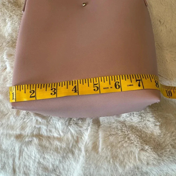 Anthropologie Samara medium shoulder dusty pink crossbody purse - Picture 6 of 13
